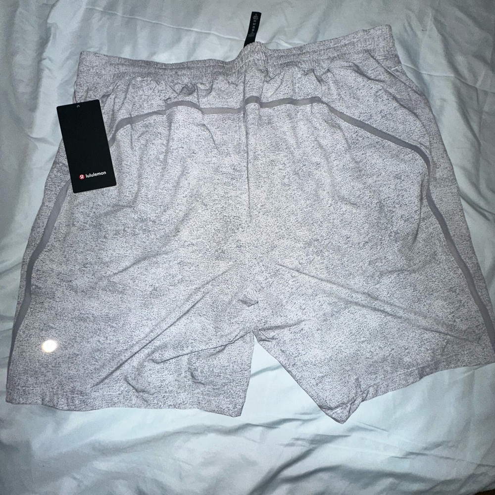 lululemon athletica Gray Athletic Shorts Lightweight Moisture-Wicking